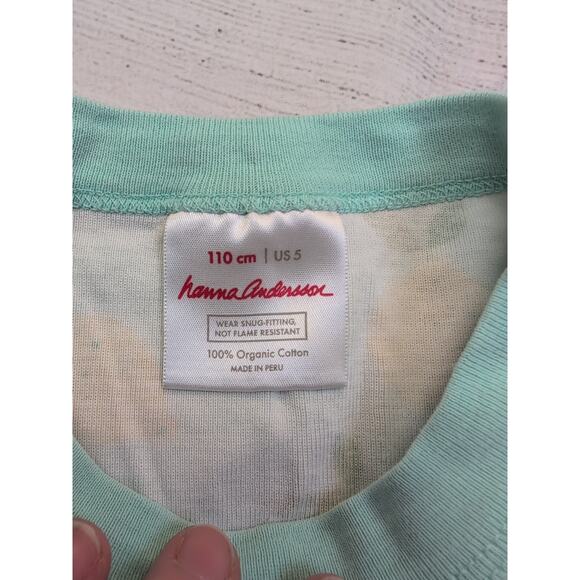 5 Hanna Andersson Lemonade Long John Pajamas - Picture 7 of 10
